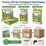 Animal Adventure Paper Puzzle Collection piece shape detail