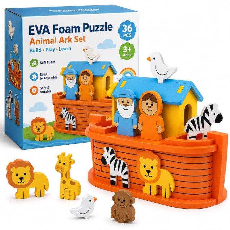 36-Piece Animal Ark EVA Foam Puzzle Set product image