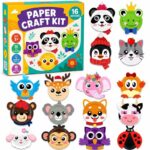 Animal Character Paper Craft Kit front view
