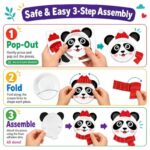 Animal Character Paper Craft Kit size and dimensions