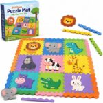 36-Piece Animal EVA Foam Puzzle Mat front view