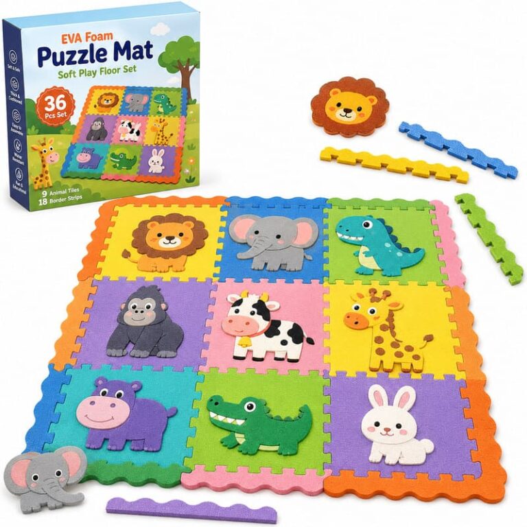 36-Piece Animal EVA Foam Puzzle Mat product image