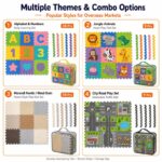 36-Piece Animal EVA Foam Puzzle Mat custom artwork detail