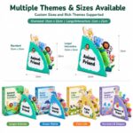 Animal Friend Fold-Out Fabric Activity Book interactive feature detail