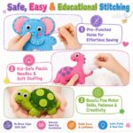 Animal Friends Felt Sewing Kit size and dimensions