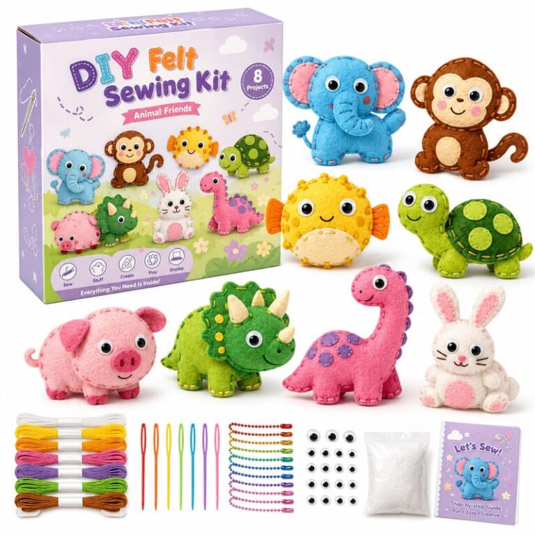Animal Friends Felt Sewing Kit product image