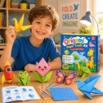 Animal Origami Paper Craft Kit finished craft example
