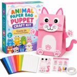 Animal Paper Bag Puppet Kit front view