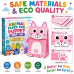 Animal Paper Bag Puppet Kit tools and accessories detail