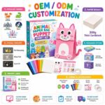 Animal Paper Bag Puppet Kit craft material detail