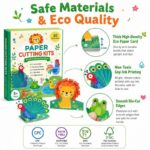 Animal Paper Cutting Kit tools and accessories detail
