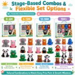 Animal Texture Sensory Toy Set activity feature detail