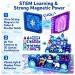Arctic Mini Magnetic Tiles Set size and dimensions