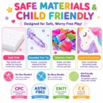 Assorted Poke Art Kit Craft Set for Kids tools and accessories detail