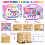 Assorted Poke Art Kit Craft Set for Kids activity step detail