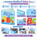 Custom Alphabet Baby Bath Book – Waterproof Color Changing ABC Book waterproof material detail