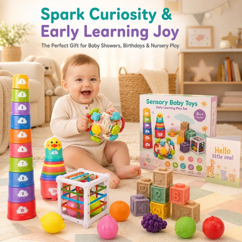 Baby Montessori Sensory Toy Set finished project example