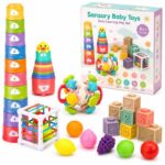 Baby Montessori Sensory Toy Set front view
