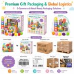 Baby Montessori Sensory Toy Set color and texture detail