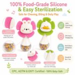 Baby Musical Sensory Rattle Set color and texture detail