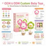 Baby Musical Sensory Rattle Set clay and sand material detail
