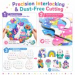 Birthday Unicorn Paper Puzzle size and dimensions