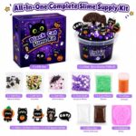 Black Cat Halloween Slime Kit kit contents view