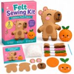 Capybara Felt Sewing Kit front view