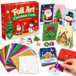 Christmas Cards Foil Art Kit front view