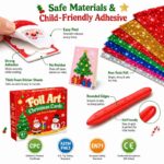 Christmas Cards Foil Art Kit tools and accessories detail