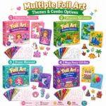 Christmas Cards Foil Art Kit custom artwork detail