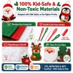 Christmas Felt Sewing Kit tools and accessories detail
