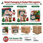 Christmas Felt Sewing Kit pattern and instruction detail