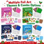 Christmas Foil Art Kit custom artwork detail