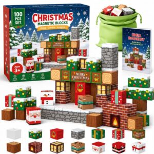 Christmas Magnetic Building Blocks Set product image