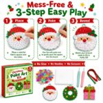 Christmas Poke Art Kit size and dimensions