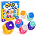 Click Rings Fidget Toy Set front view