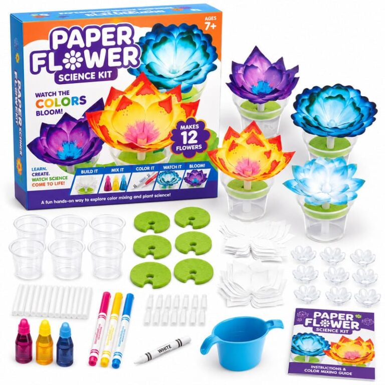 Color Changing Paper Flower Science Kit product image
