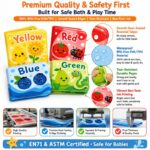 Custom Colors Learning Bath Book 4-Book Set – Waterproof Baby Books waterproof material detail