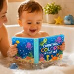 Custom Counting Colors Sea Bath Book – Waterproof Learning Book custom artwork and logo detail