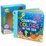 Custom Counting Colors Sea Bath Book – Waterproof Learning Book front view