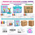 Crystal Mermaid Growing Science Kit piece shape detail