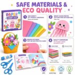 Cut Fold Paste Paper Craft Kit tools and accessories detail