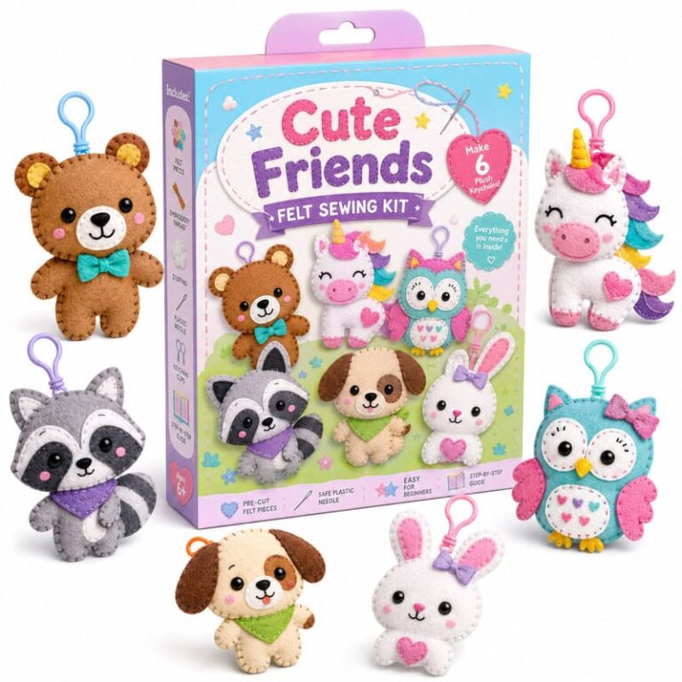 Cute Friends Felt Sewing Kit product image
