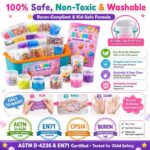 Dessert Charm Slime Making Kit color and texture detail