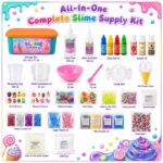 Dessert Charm Slime Making Kit kit contents view
