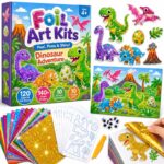 Dinosaur Adventure Foil Art Kit front view