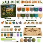 Dinosaur Fossil Slime Kit kit contents view