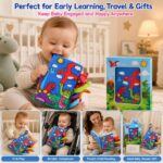 Dinosaur Tails Crinkle Cloth Book construction detail