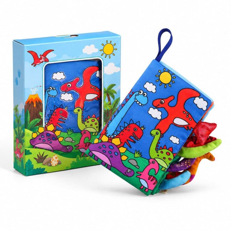 Dinosaur Tails Crinkle Cloth Book product image